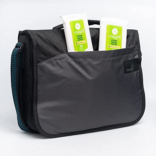 Кърпички за CPAP-маска 12 опаковки за пътуване от Snugell | 12 Закрывающихся пакетчета по 10 листа във всеки