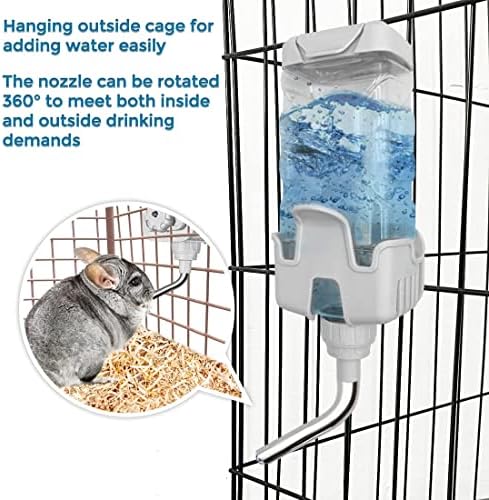 Vannon Бутилки с вода за дребни животни с най-високо Пълнеж за Кутия Без Капково Опаковка вода без Бисфенол А за