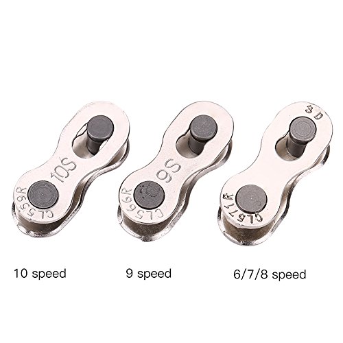 5 Двойки Сверхмощных велосипедни быстроразъемных вериги Mater Линк Magic Joint Connector за 8/9/10 степени (няма стандарт-10-степенна)