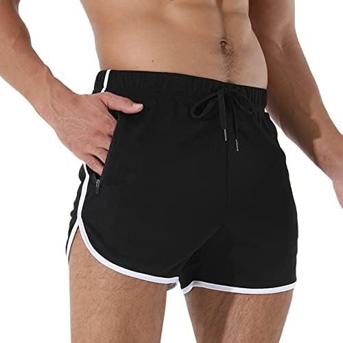 Gaxdetde Мъжки Ежедневни Панталони Обикновена Тенденция на Младежки Летни Мъжки Спортни Панталони Шорти За Фитнес и Джогинг Панталони от 100 Памук