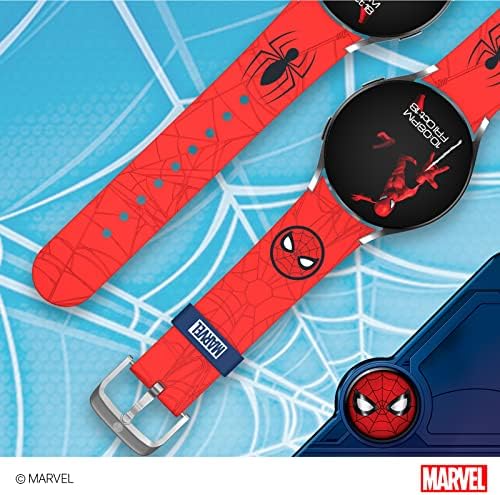 Каишка за умни часовници Samsung MARVEL -Spider-Man Insignia – Официално лицензиран (часове в комплекта не са включени)