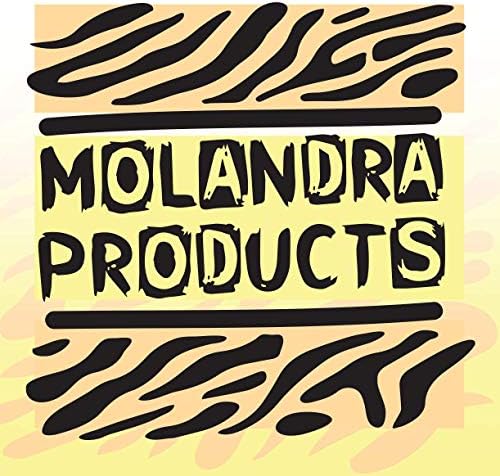 Molandra Products имплантиране - Хэштег 20 грама Бяла Бутилка за Вода от Неръждаема Стомана с карабинер, Бяла