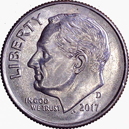 2017 D Десет цента Рузвелт 10 цента За необращенном