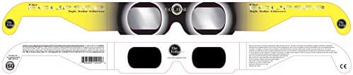 Очила Eclipser Eclipse Glasses - 5 двойки - Одобрени от AAS - Сертифицирани по ISO, безопасни за всички слънчеви затъмнения