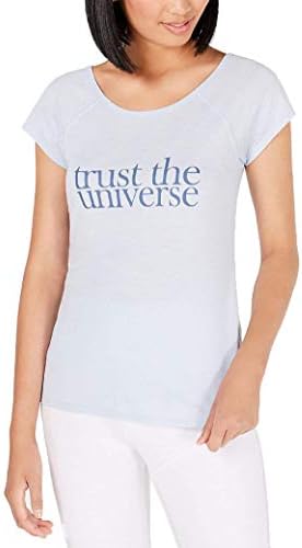 Идеология Женска Тениска за Йога Trust The Universe с Графичен Дизайн