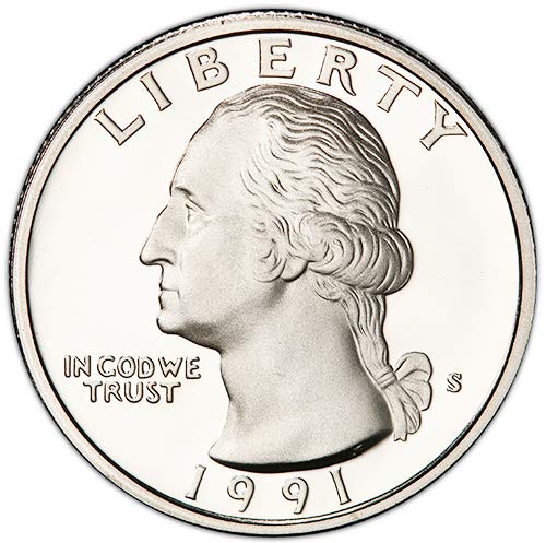 Монетен двор на САЩ, без да се прибягва 1991 година на издаване Washington Quarter Choice