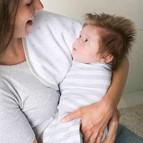 Детско Пеленальное одеяло, регулируема за 0-3 месеца - Комплект за свободни новородени (3 опаковки - Сиво