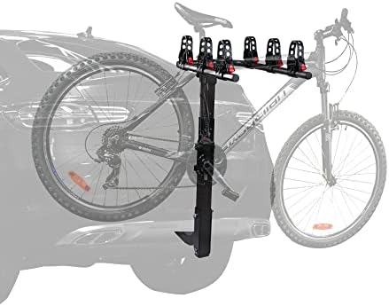 Велосипедна стойка JUVENED Deluxe 3 за закрепване на автомобилния сцепного устройства, Стоманена Рамка с капацитет от 110 килограма