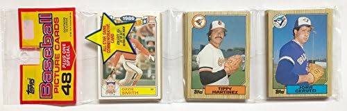 1986 Нераспечатанный набор от 48 бейзбол подпори + 1 Възпоменателна картичка Всички звезди - Дейл Мърфи Атланта Брейвз (общо