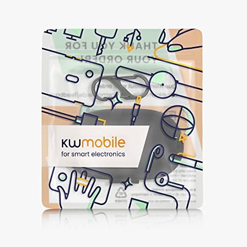 Калъф kwmobile е Съвместим с калъф Anker Soundcore Sport X10 - Силиконов Калъф-стойка за слушалки - Черен