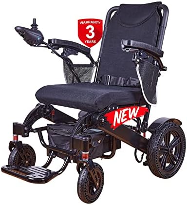 Darkshadow от MaritSA - Сгъваема електрическа инвалидна количка - Лесен за използване - Голям радиус на действие по пресечен