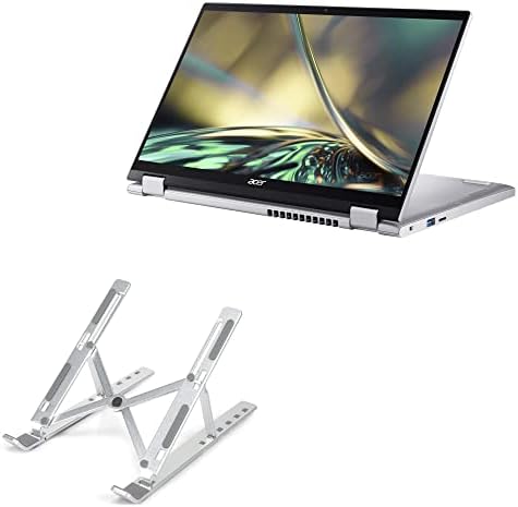 Поставяне и монтиране на BoxWave, съвместима с Acer Spin 3 (SP314-55) - Компактна поставка за лаптоп с бързото превключване, Портативна поставка за гледане от различни ъгли за Acer