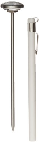 Джобен термометър Thermco ACCP125F с биметаллическим циферблат, размер на циферблата 1 , прът на 5 с покритие, обхват от 25