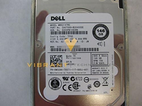 Диск Dell 146GB 15K 2.5 SAS Drive 6 GB (W328K) (обновена)