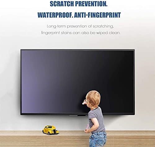 Защитно телевизионна филм за очи със защита от синя светлина, Антибликовая/UV-защита на екрана на телевизора, за LCD, LED, 4K OLED и QLED HDTV 55 (1221 * 689 мм)