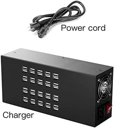 Зарядно устройство за няколко устройства, USB-хъб за зареждане 40 на 1, USB-зарядно устройство с капацитет 40 пристанища