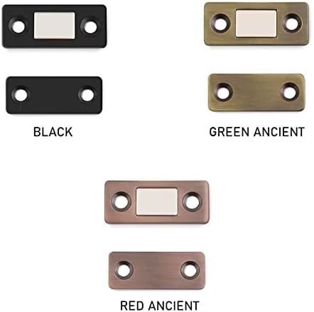 2 елемента-Тънки Магнитни Ключалки за кабинет Кабинет хардуер за кабинет Магнитно Затваряне на врати с винтове-стикери