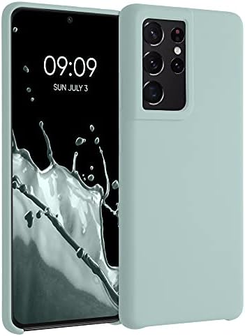 калъф kwmobile е Съвместим с Samsung Galaxy S21 Ultra Case - Силиконов калъф за телефон от TPU с мека тапицерия - Cool