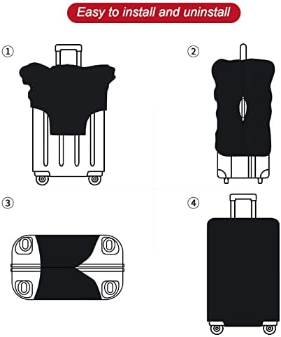 URBEST Защитно покритие за куфара, Покривала за защита от надраскване и замърсяване, Подходящ за 23 -26 Багаж