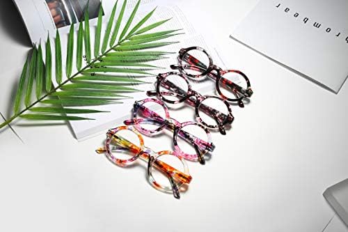 Стилни дамски слънчеви очила за четене Bevi, кръгли очила за четене с кутия пролетта панти, висококачествени