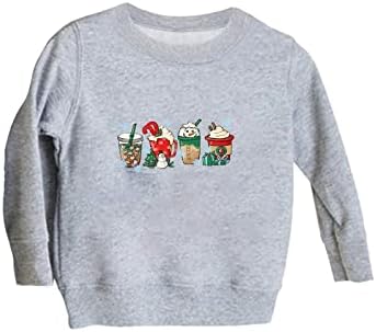 качулки haoricu с кръгло деколте, Коледно облекло за мама и мен, Ризи с дълги ръкави и Коледните принтом, Пуловер за цялото семейство