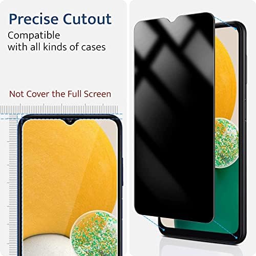 Комплект Zeking [2 + 2] за Samsung Galaxy A13 5G Защитен слой от закалено стъкло за защита на екрана (2 опаковки)