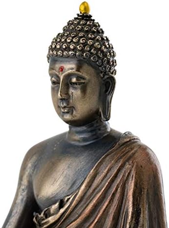 Статуя на Буда на Медицината от най-добрата колекция - Скулптура на Буда на Изцеление от Висококачествена студено формовани бронз - 5,5-инчов са подбрани статуетка