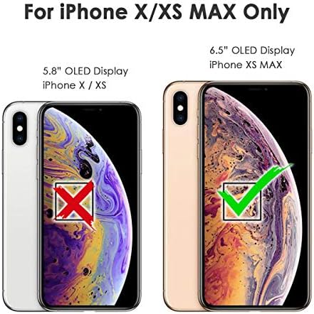 за iPhone Xs MAX Калъф за телефон с Тропически Цветя, Flamingo, една Чанта-Портфейл, Пълна Защита на тялото MM001