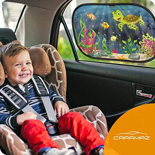 Голям автомобилен козирка CARAMAZ 21 x 14 за детето със сертифицирана защита от ултравиолетови лъчи