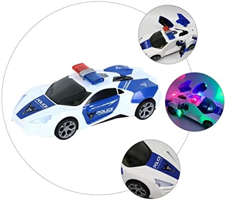 Toyvian Електрическа Полицейска кола Играчки Детски Образователни Играчки Камиони с Дистанционно Управление Забавни Играчки