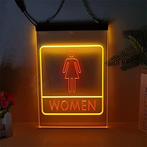DVTEL Женската Тоалетна Неонова реклама Led Моделирующий Лампа Светещи Букви Табела Акрилен Панел Неоновите Декоративна
