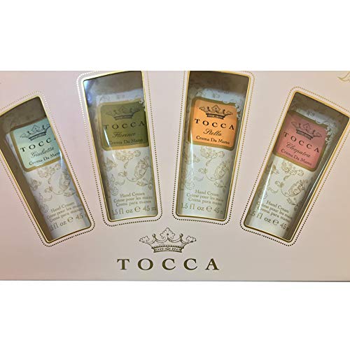 Набор от Tocca Crema Quartetto Cleopatra Stella Florence Giulietta 4 х 1,5 течни унции всеки