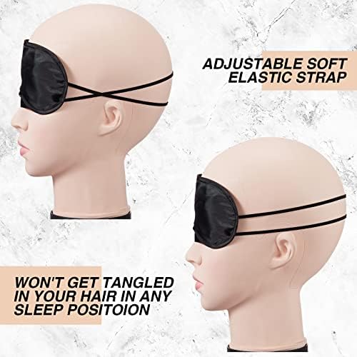 100 Опаковки Маска за очите, за Еднократна употреба Превръзки на очите за игра с подплата за носа Мека подплата