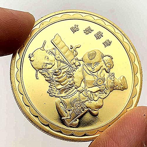 Криптовалюта 2020 Генгзи Годината на Плъха Зодиак Златна Възпоменателна Монета Копие Монети Щастливата Монета с Защитен Калъф Лично са подбрани Монета
