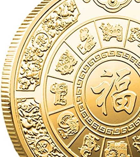 Naysku Зодиакални Заек Възпоменателна Монета, 2023 Китайската Нова Година Зодиакални Заек Монети, Зодиакални Заек Колекционерски Монети, Зодиакални Заек Художествена