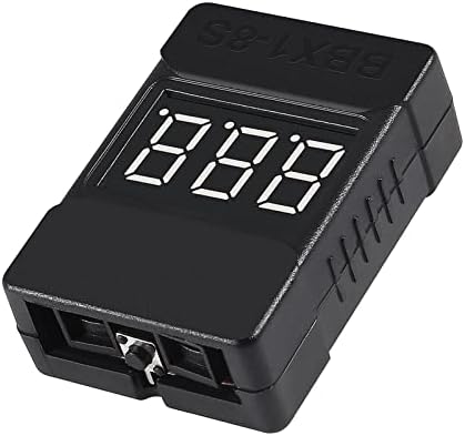 6шт BX100 2в1 1-8 s Lipo акумулаторна Литиево-йонна Батерия Тестер за Напрежение за Проверка, Монитор RC Низковольтный Звуков