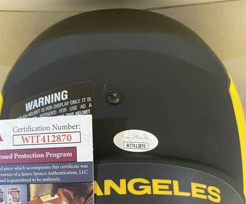 Лос Анджелис Рэмс Аарон Доналд Подписа Полноразмерную Копие шлем Eclipse 2 Jsa Coa - Каски NFL с автограф
