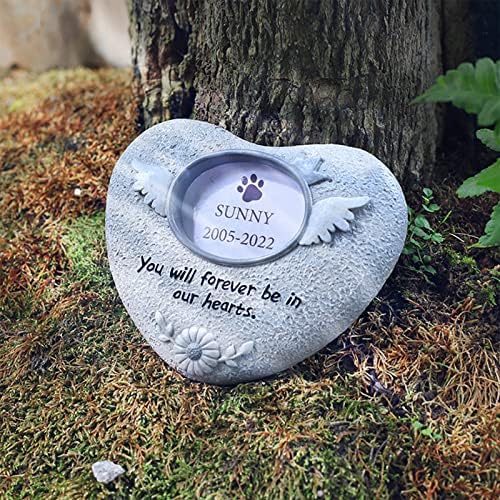 Bsxgse Възпоменателни Надгробни плочи за домашни любимци, Мемориален камък за куче Или Котка, Персонализирани