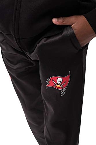 Спортни панталони за джогинг отвътре Ultra Game NFL Tampa Bay Buccaneers Youth High Performance, Абсорбиращи Влагата, Отборен цвят, ит 18/20