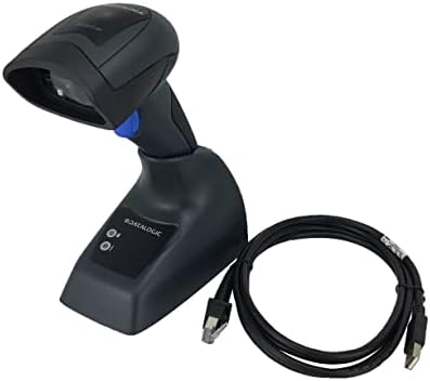 Безжичен баркод скенер Datalogic QuickScan QM2430 (2D 1D и пощенски кодове), в комплект стойка и USB-кабел