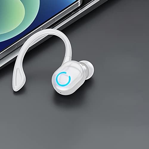 Mllkcao 1 Двойка от Ушни Куки Bluetooth Слушалки Безжична Bluetooth 5.2 Свръхлеки Бизнес Слушалки Слушалки с Микрофон
