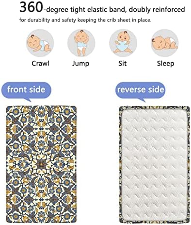 Чаршаф за легло с турски модел, Стандартна чаршаф за матрак за детско креватче, ултра Мек Материал - чудесно