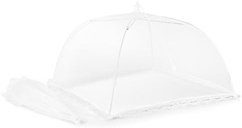 Палатки с мрежесто покритие за хранене на открито (6 пакети): Сгъване на палатки, чадъри за пикник, барбекю, къмпинг и готвене на открито; Окото окото и защита на чини?
