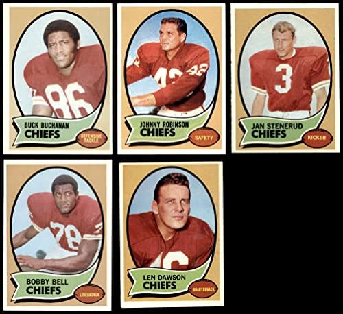 1970 Сет екип Topps Kansas City Chiefs Kansas City Chiefs (сет) EX/ MT Chiefs