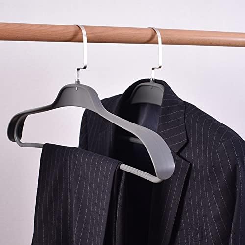 ZCMEB 5 Закачалки за мъжки и женски костюми, Много Широки Минималистичные Закачалки за дрехи за домашна употреба ( Цвят: черен , размер : 39*23*3.2 см )