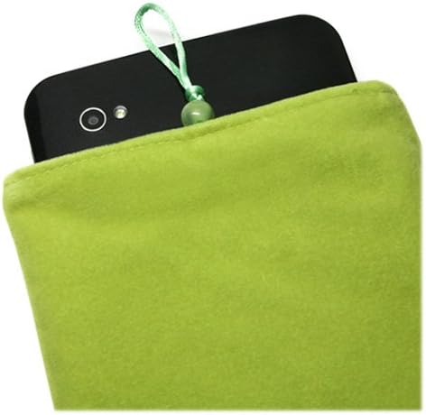 Калъф BoxWave, който е съвместим с LG G Pad 7.0 (Case by BoxWave) - Velvet калъф, калъф от мека велюровой плат с завязками за LG G Pad 7.0, LG G Pad F7.0 | G Pad 7.0 - Ярко-оранжев
