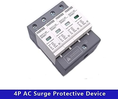 GRUNI 1 бр. устройство за защита от пренапрежение SPD AC 3P + N 20 ~ 40KA 30KA ~ 60KA 385 В 420 за защита от