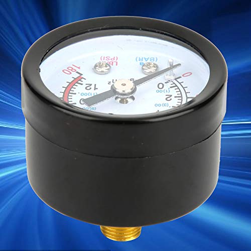 Манометър въздушен компресор Fafeicy, Уред за Измерване на Налягането в Железном Корпус Y40, Измерване на Налягане за Винтового Компресор Бутален Компресор, Манометър