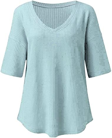 В памучна Блуза-Тениска за Момичета Есен-Лято 2023, Основна Блуза за Късна закуска с Къс ръкав O3 O3