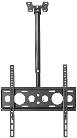 Титуляр чинии SOLUSTRE Притежателя Чинии на Въртящата се Поставка за Захващане към телевизора, Тавана скоба за плосък телевизионен монитор с диагонал на екрана от 32 до
